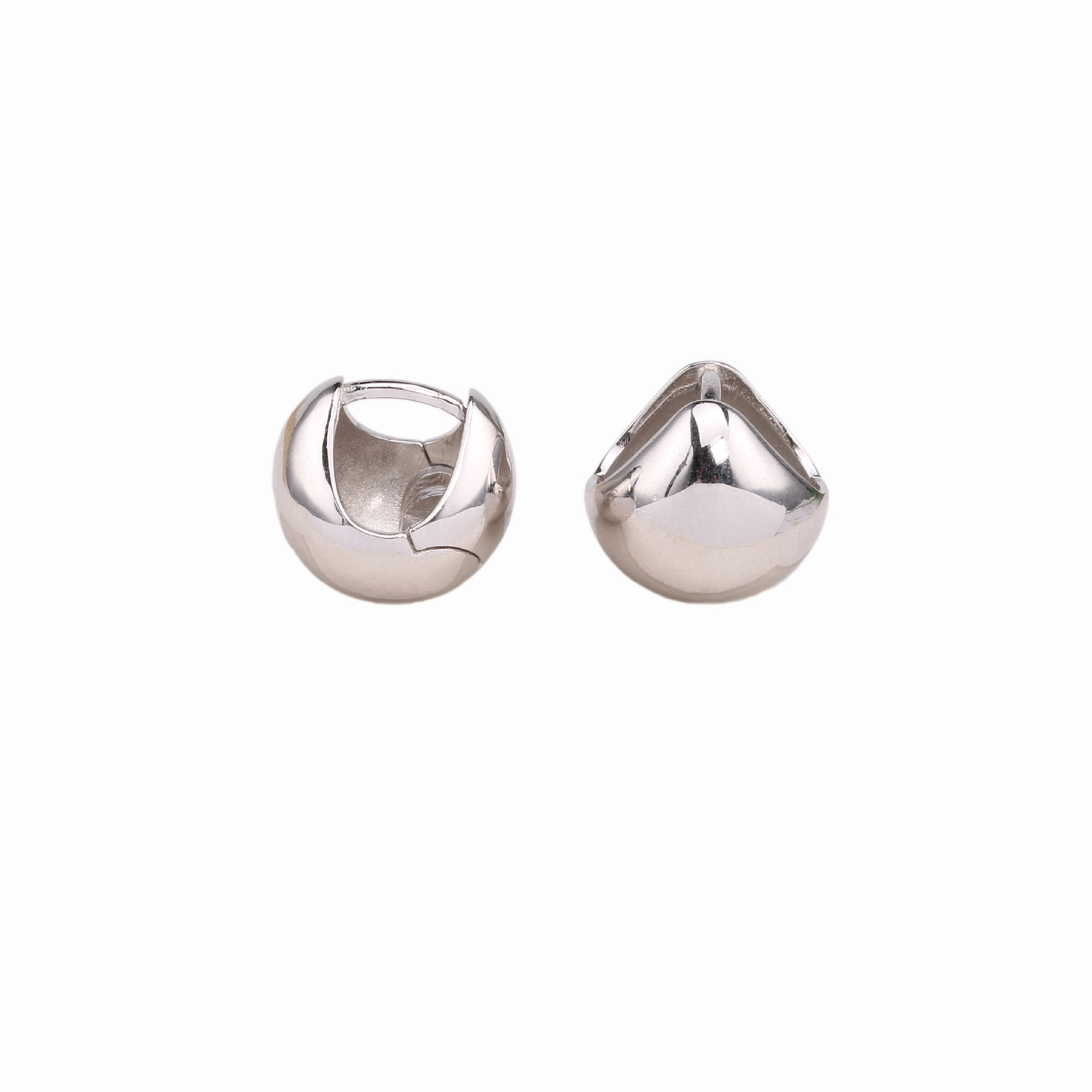 1 Pair Commute Water Droplets Plating Sterling Silver Earrings display picture 5