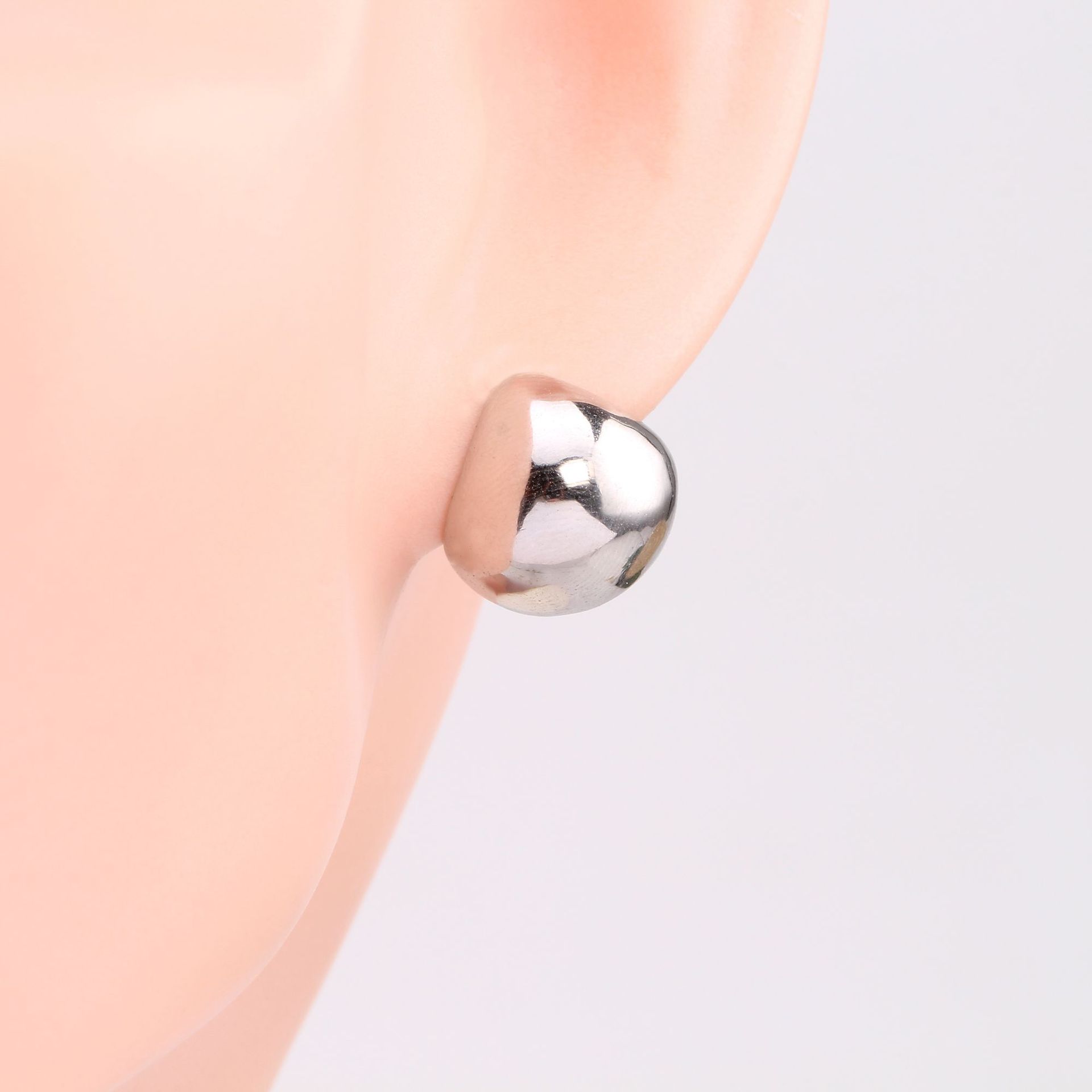 1 Pair Commute Water Droplets Plating Sterling Silver Earrings display picture 8