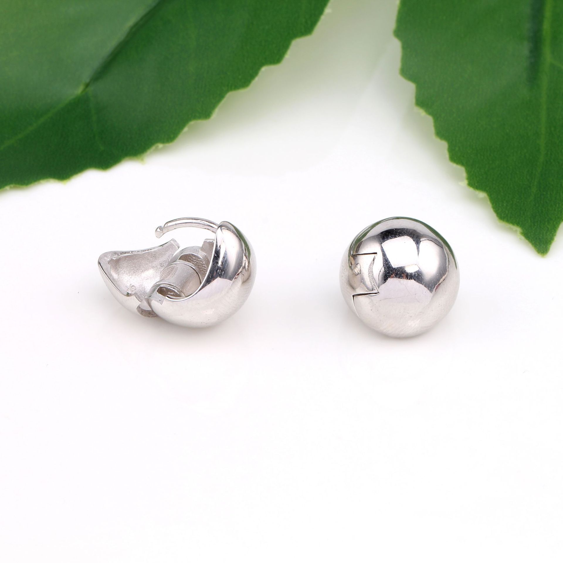 1 Pair Commute Water Droplets Plating Sterling Silver Earrings display picture 12