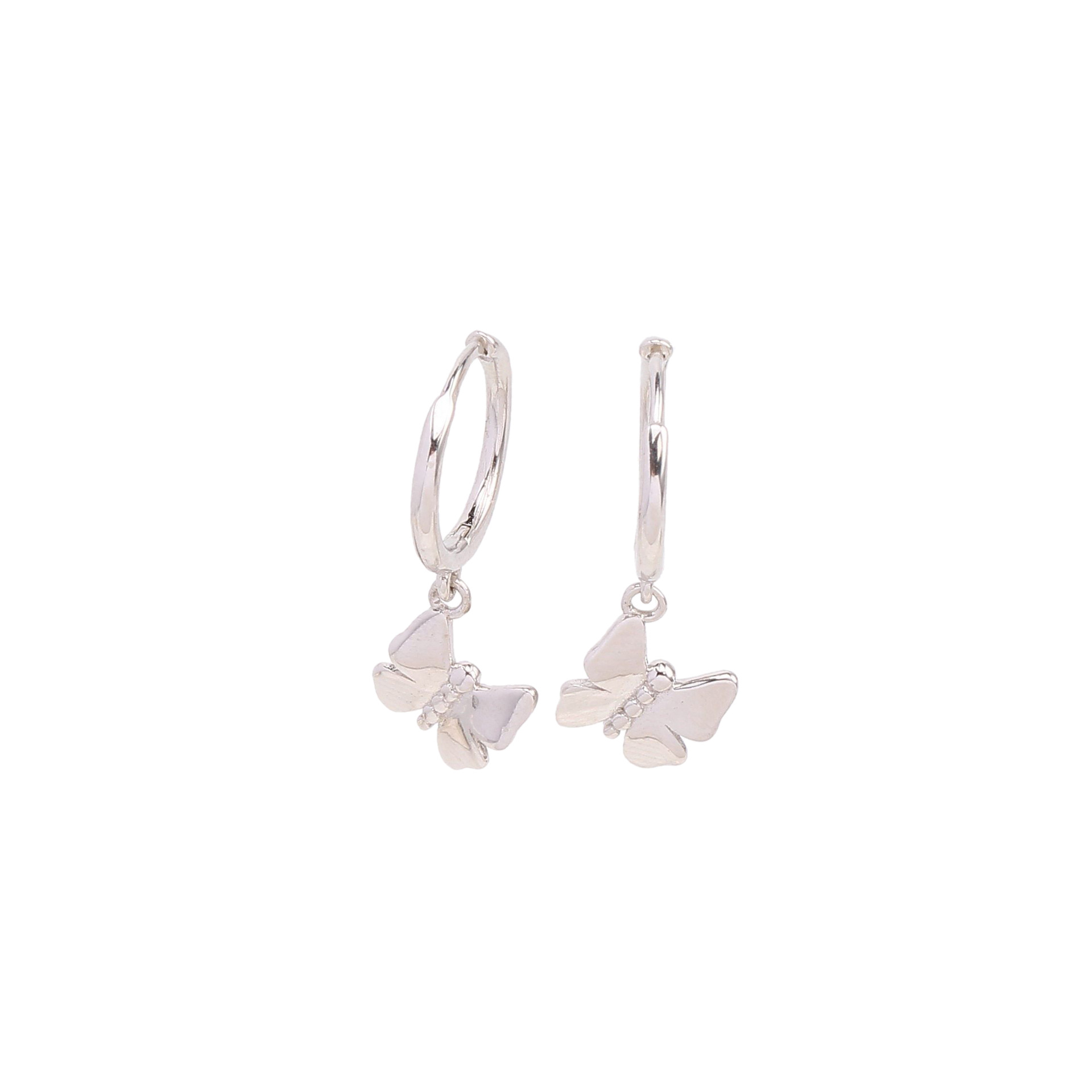 1 Pair Simple Style Bow Knot Plating Sterling Silver Gold Plated Drop Earrings display picture 3