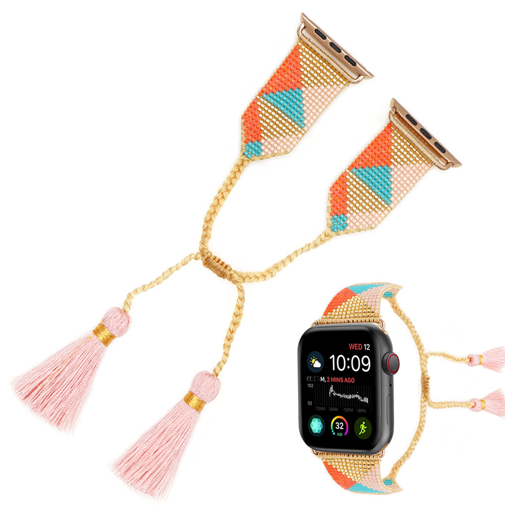 Bohemian Style Color Block Watch Strap display picture 4