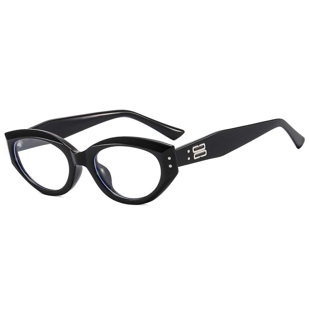 Streetwear Solid Color Pc Polygon Rivet Full Frame Glasses display picture 6