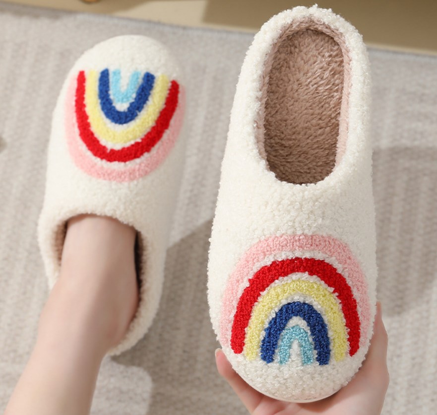 Unisex Casual Basic Cartoon Round Toe Home Slippers Cotton Shoes display picture 1