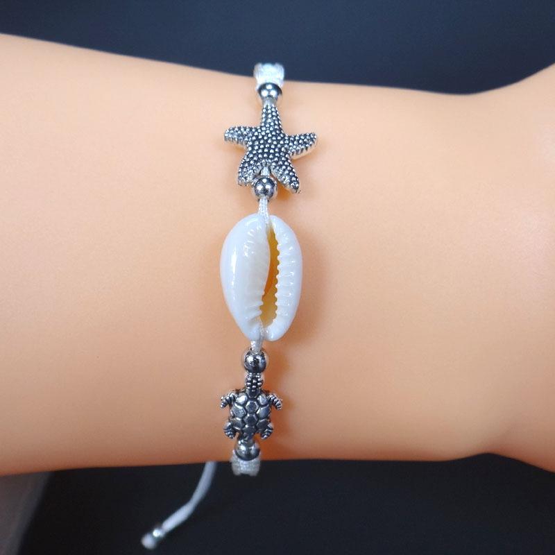 Plage Star Alliage Unisexe Bracelets display picture 2