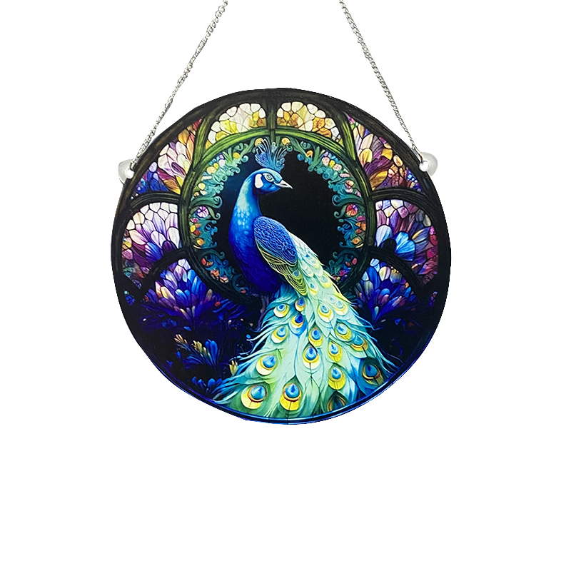 Nordic Style Peacock Flower Arylic Pendant display picture 2