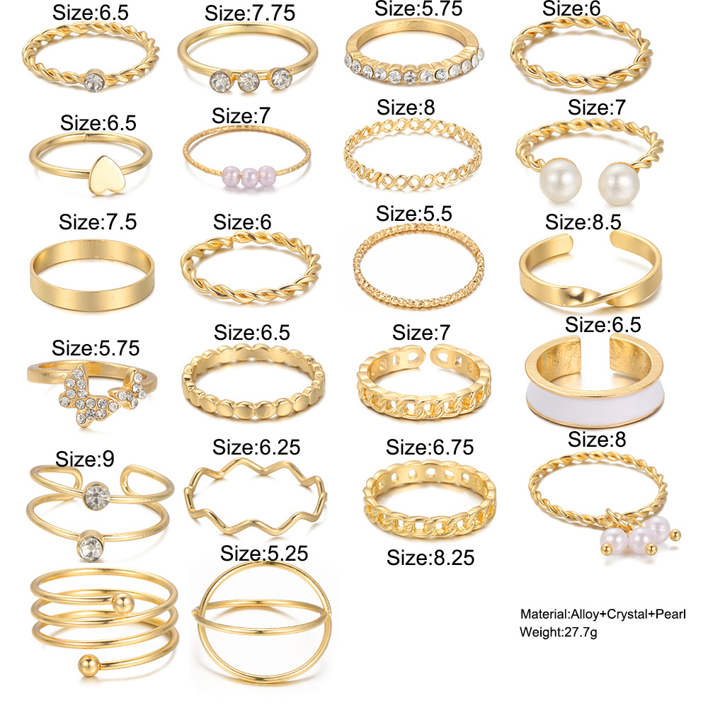 Simple Style Heart Shape Zinc Alloy Inlay Rhinestones Unisex Rings display picture 1