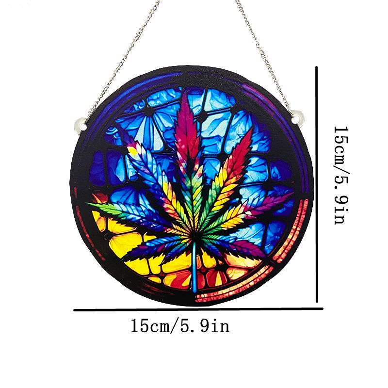 Pastoral Maple Leaf Arylic Indoor display picture 1