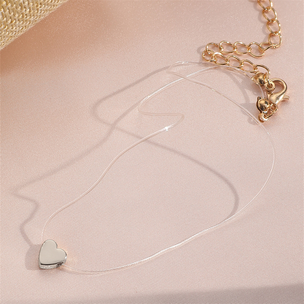 Estilo Simple Forma De Corazón Aleación Mujeres Collar Colgante display picture 8