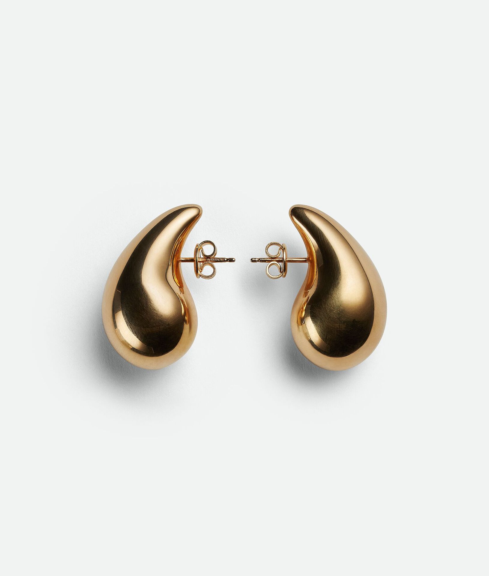 1 Pair Simple Style Water Droplets Plating 304 Stainless Steel 16K Gold Plated White Gold Plated Gold Plated Ear Studs display picture 13