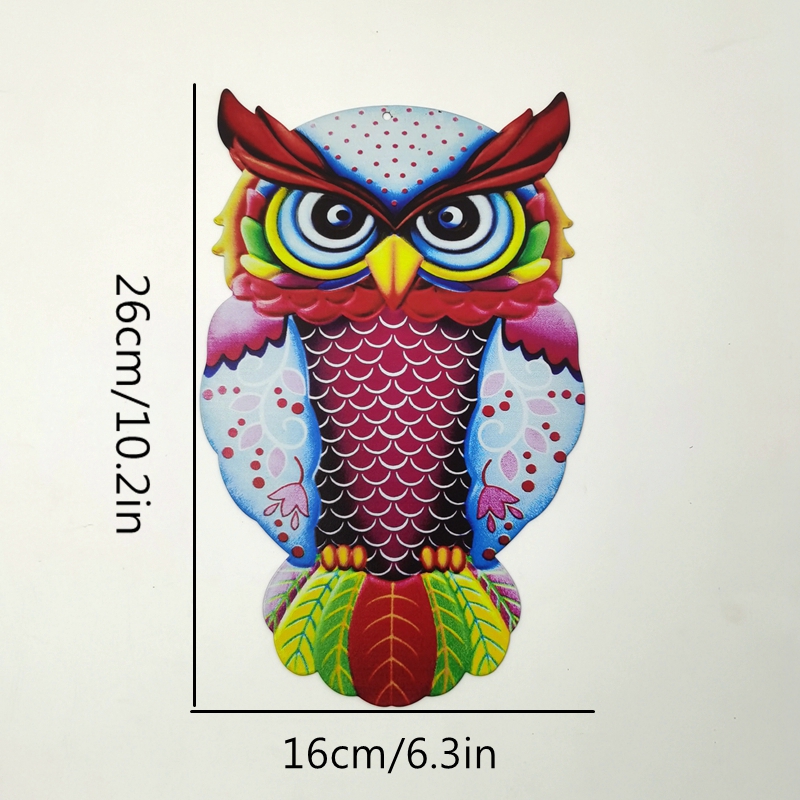 Mignon Hibou Le Fer Autocollant Mural Décorations Artificielles display picture 5