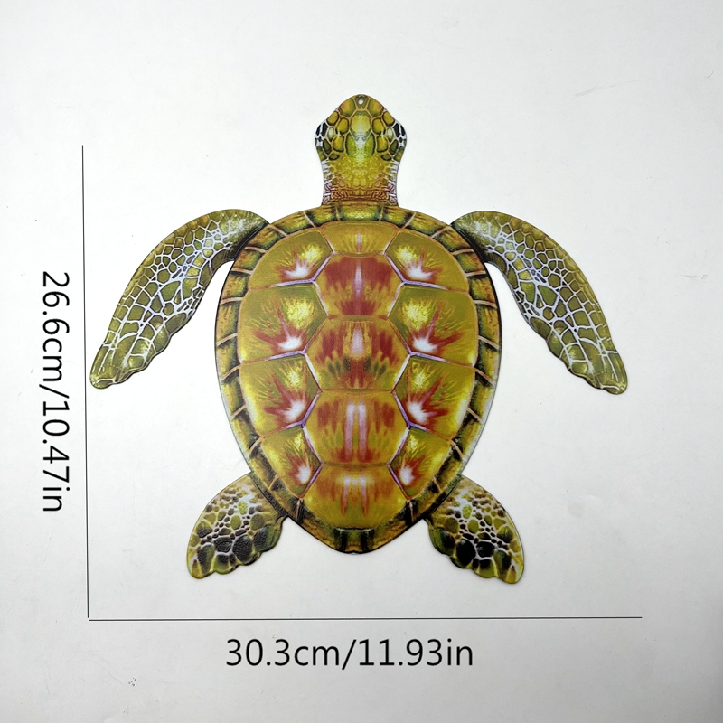 Cute Turtle Iron Wall Sticker Artificial Decorations display picture 2