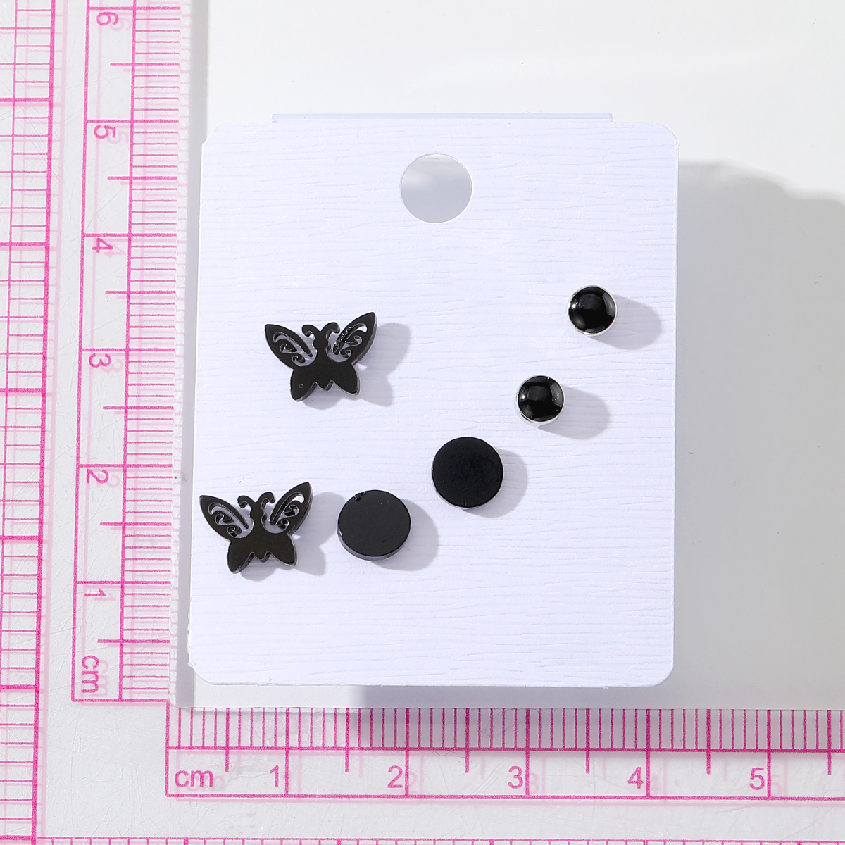 1 Set Cute Simple Style Butterfly Alloy Ear Studs display picture 12