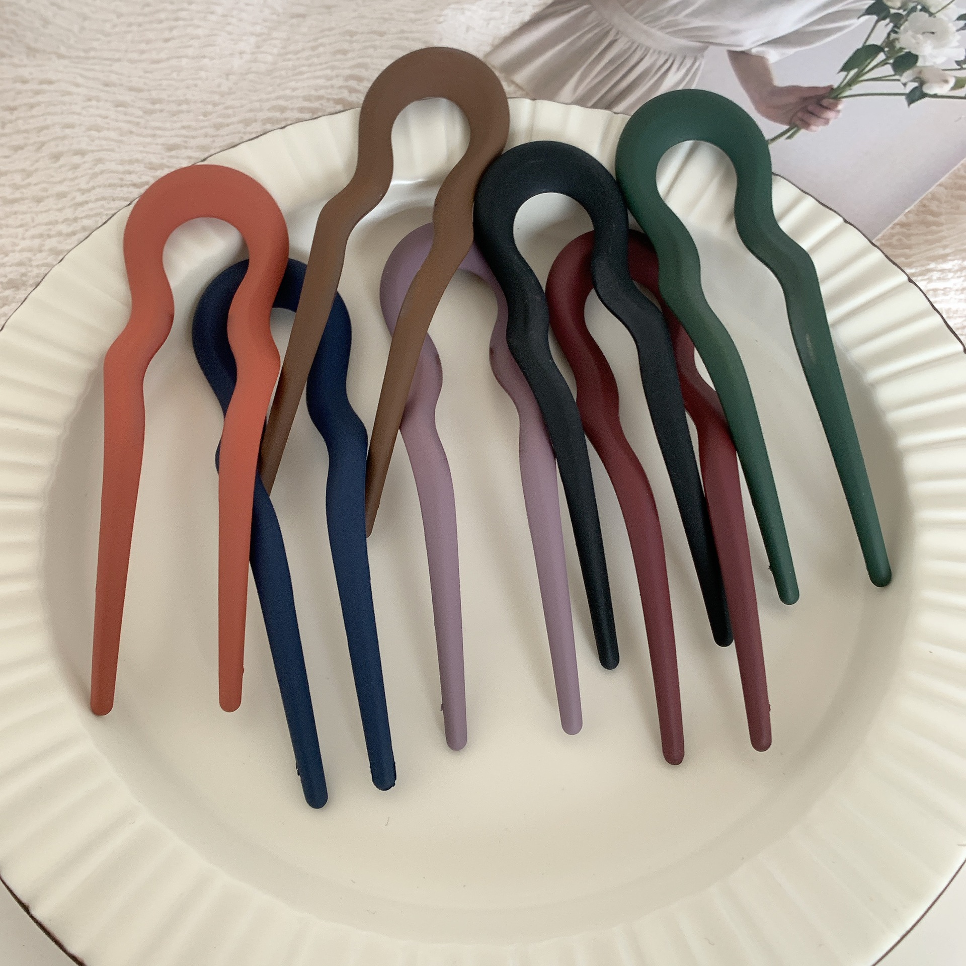 Simple Style Geometric Plastic Hairpin display picture 5