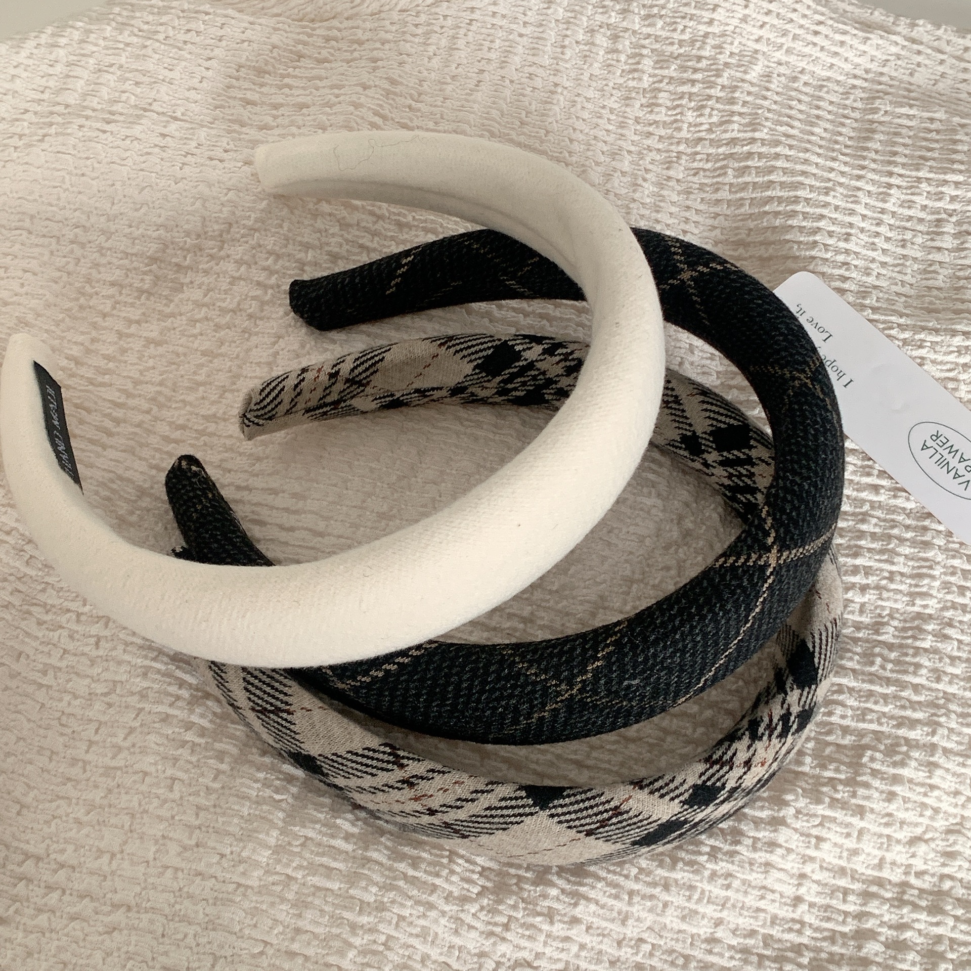 Casual Lattice Cloth Hair Band display picture 4