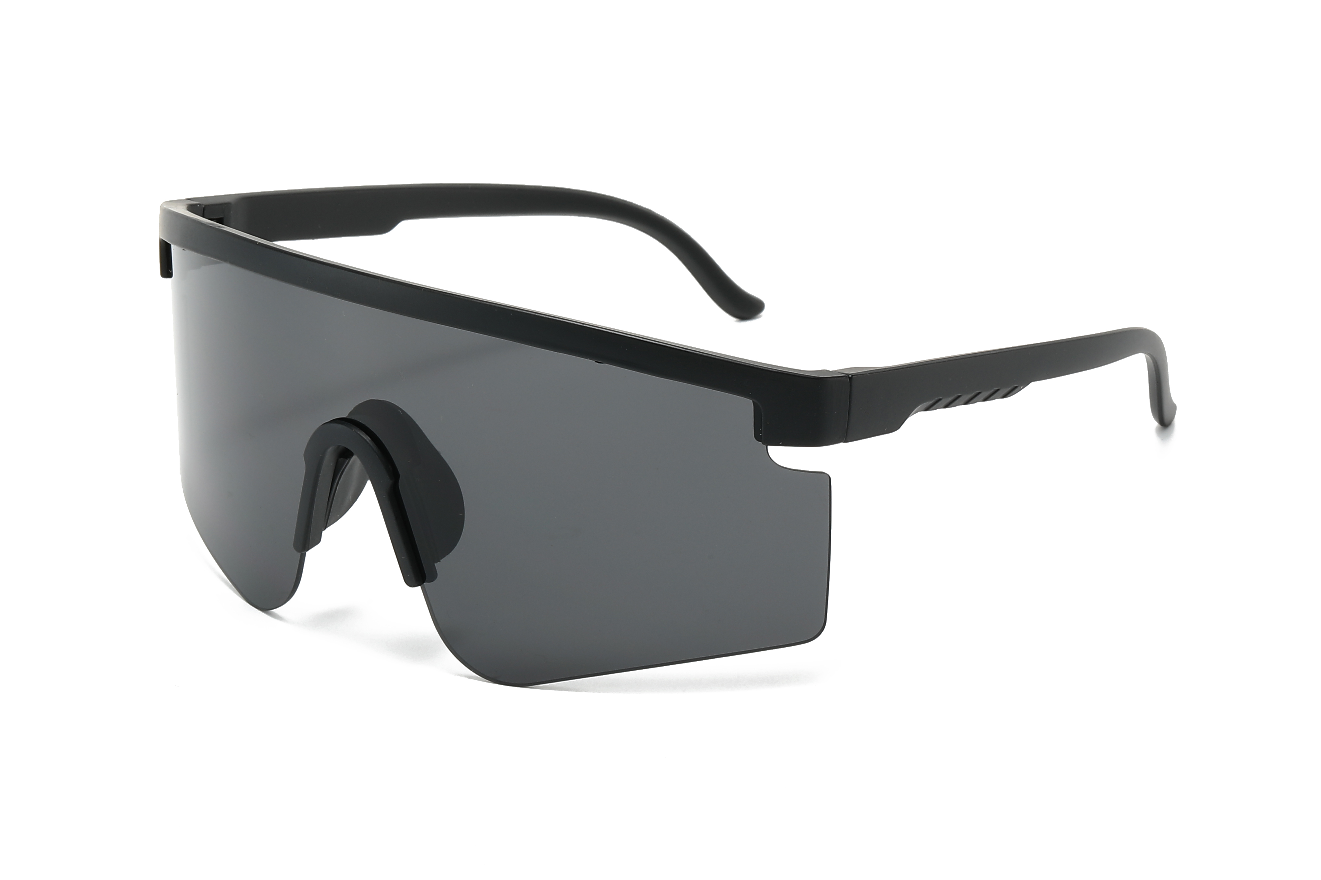 Sports Gradient Color Pc Uv Protection Sport Biker Half Frame Clips Glasses display picture 15