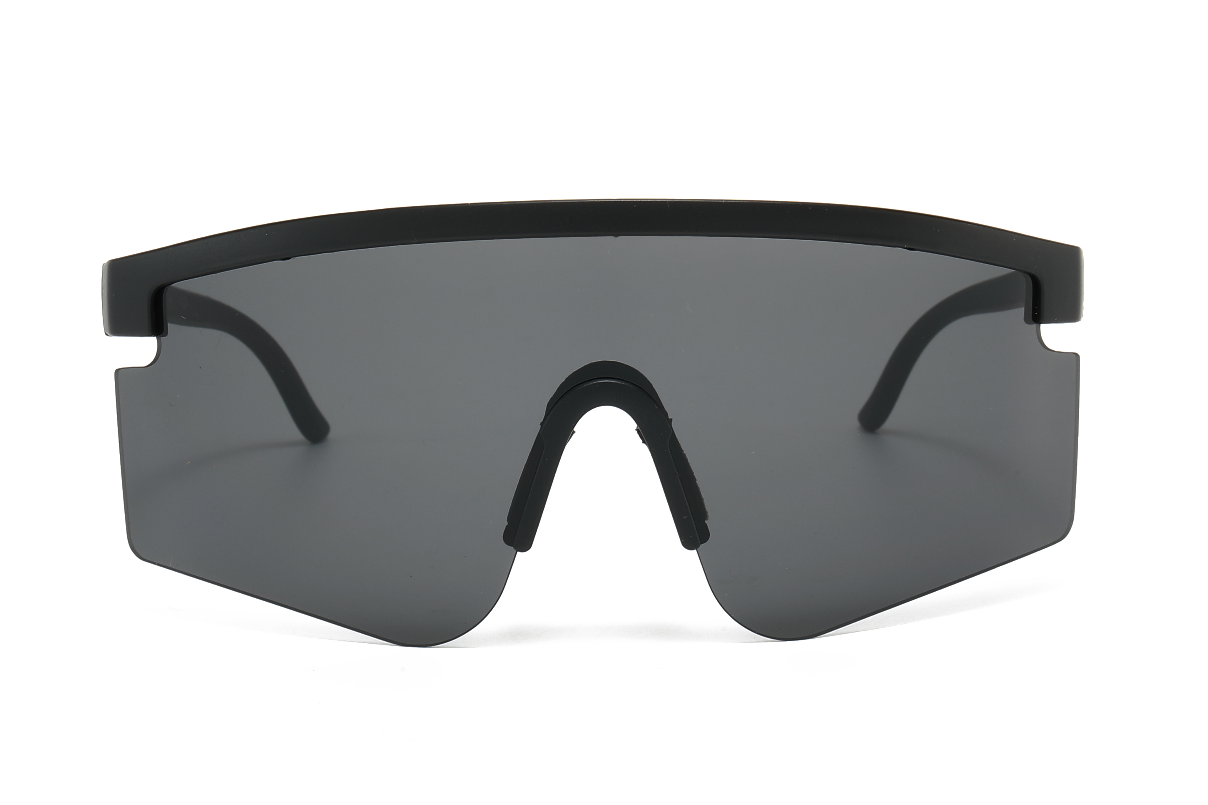 Sports Gradient Color Pc Uv Protection Sport Biker Half Frame Clips Glasses display picture 2