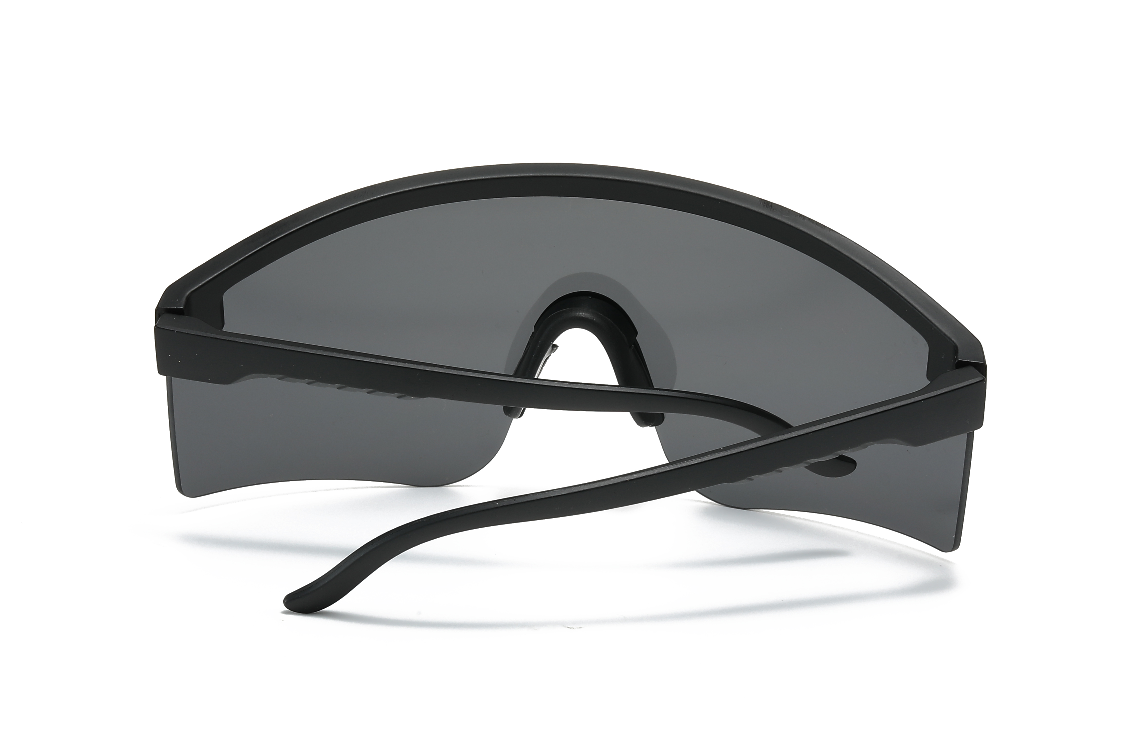 Sports Gradient Color Pc Uv Protection Sport Biker Half Frame Clips Glasses display picture 6
