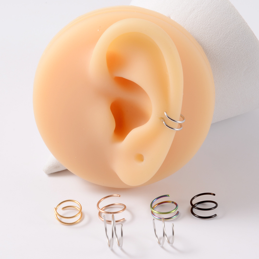 Simple Style Commute Solid Color Metal Nose Studs In Bulk display picture 2