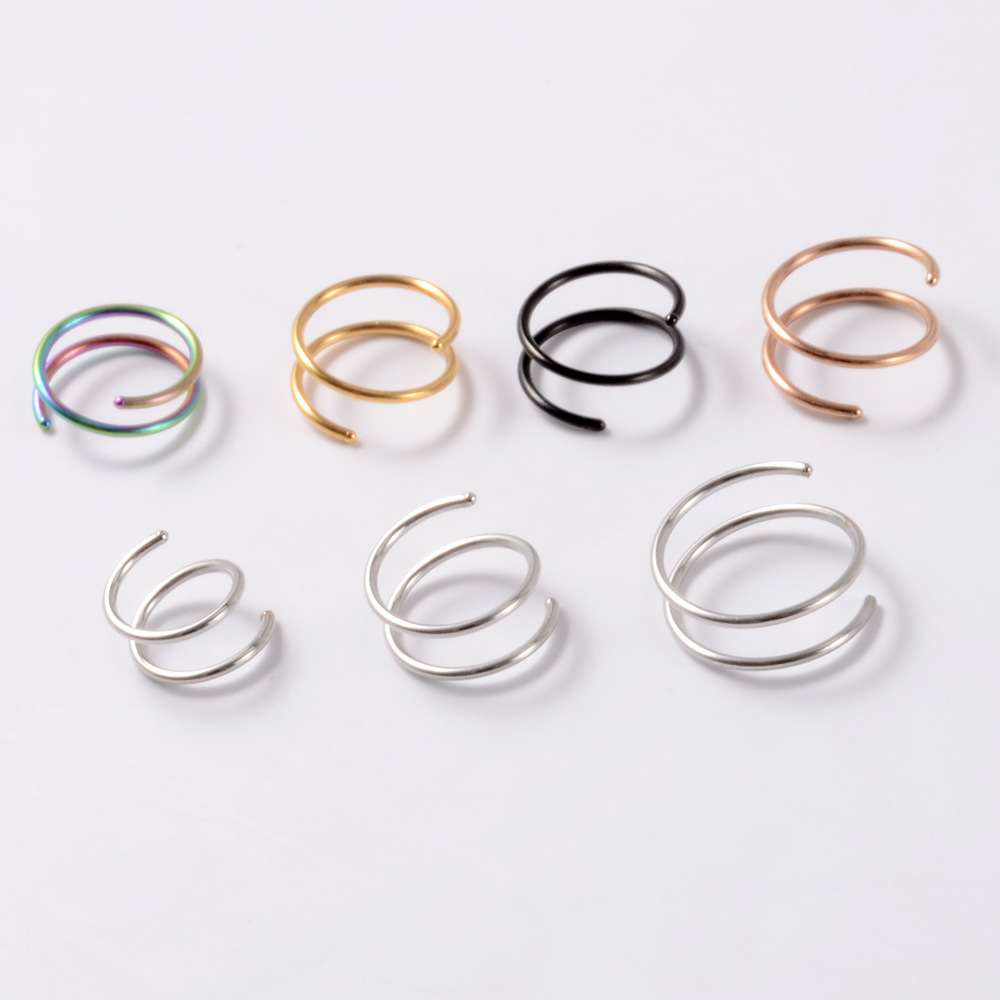 Simple Style Commute Solid Color Metal Nose Studs In Bulk display picture 6