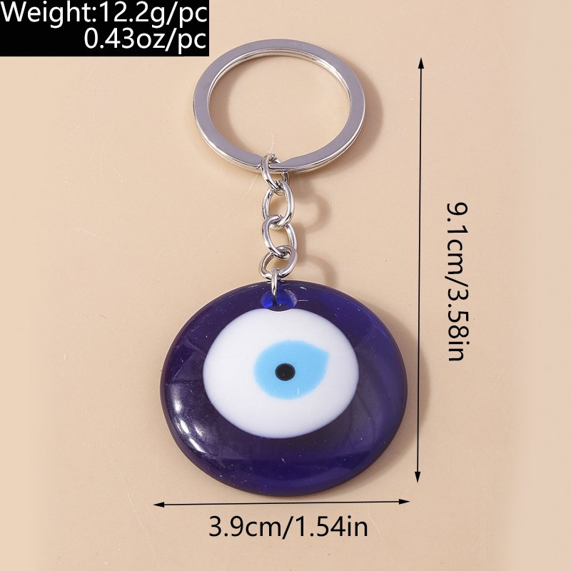 Basic Strassenmode Teufels Auge Hand Von Fatima Kunststoff Zinklegierung Taschenanhänger display picture 3