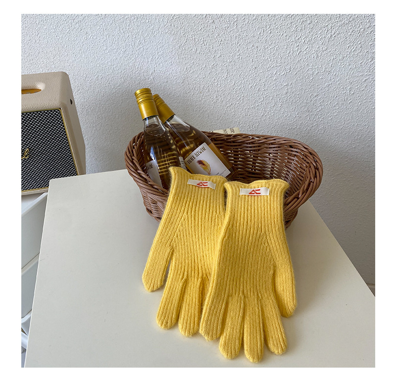 Frau Süß Preppy-stil Süss Einfarbig Handschuhe 1 Paar display picture 8