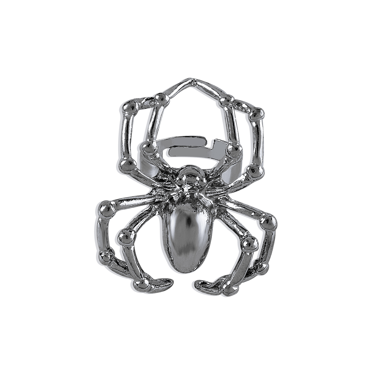 Punk Streetwear Spider Alloy Hollow Out Halloween Women's Rings display picture 2