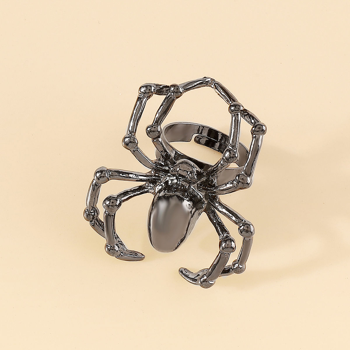 Punk Streetwear Spider Alloy Hollow Out Halloween Women's Rings display picture 8