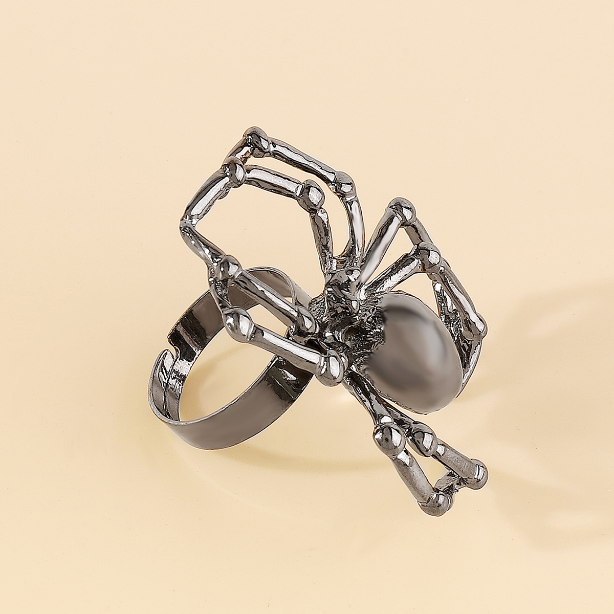 Punk Streetwear Spider Alloy Hollow Out Halloween Women's Rings display picture 10