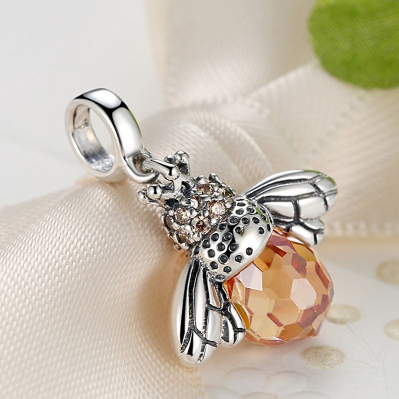 Elegant Lady Animal Bee Dragonfly Zircon Sterling Silver Wholesale Jewelry Accessories display picture 2