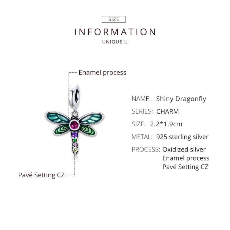 Elegant Lady Animal Bee Dragonfly Zircon Sterling Silver Wholesale Jewelry Accessories display picture 6