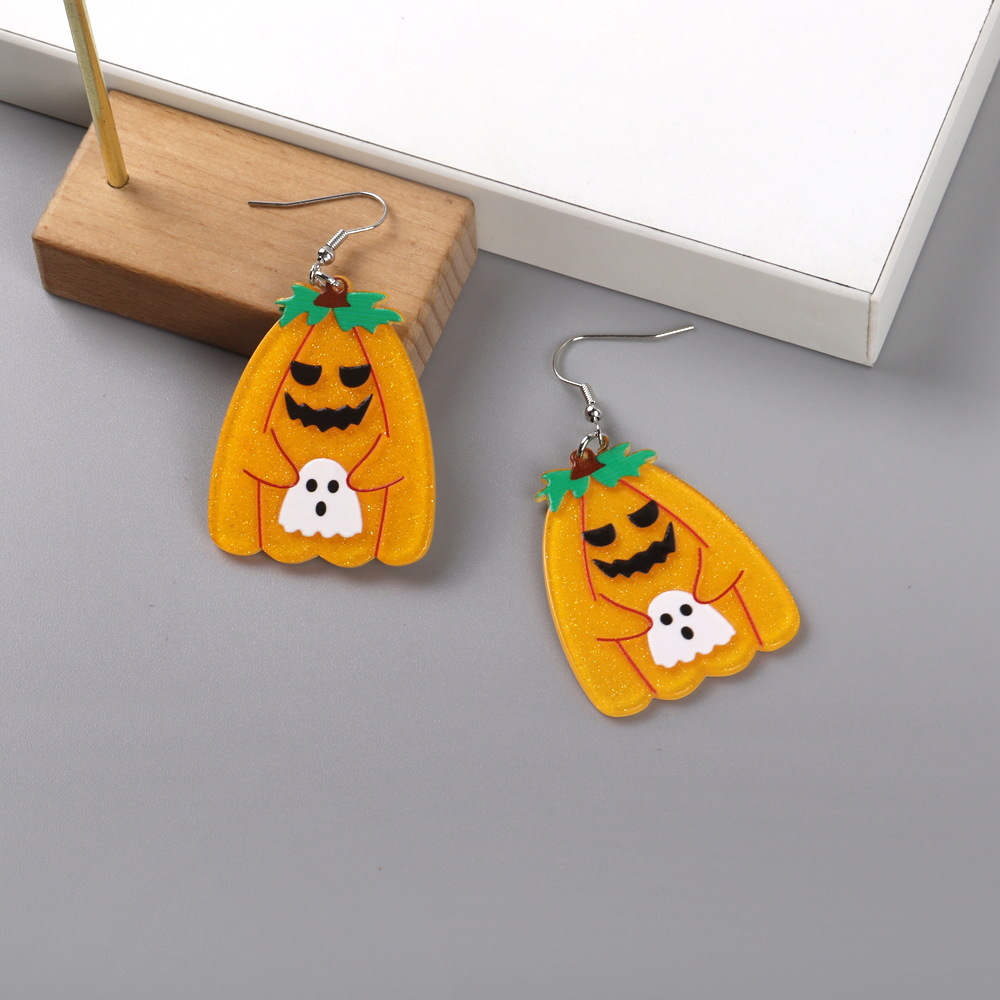 1 Pair Funny Cartoon Arylic Drop Earrings display picture 3