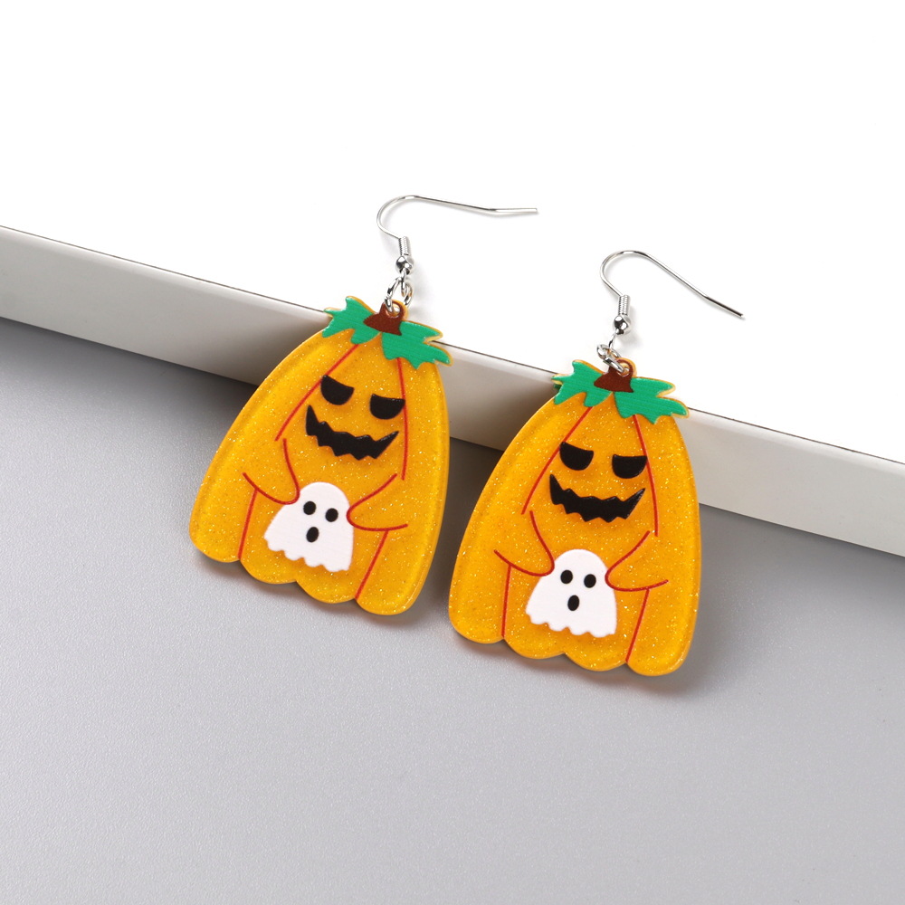 1 Pair Funny Cartoon Arylic Drop Earrings display picture 4
