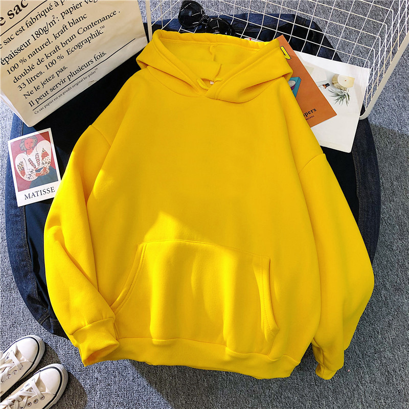 Women's Hoodie Long Sleeve Hoodies & Sweatshirts Casual Solid Color display picture 5