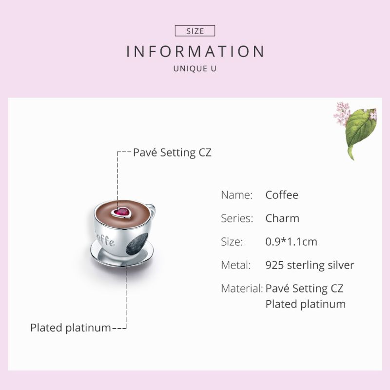 Casual Handmade Novelty Cup Zircon Sterling Silver Wholesale Jewelry Accessories display picture 5