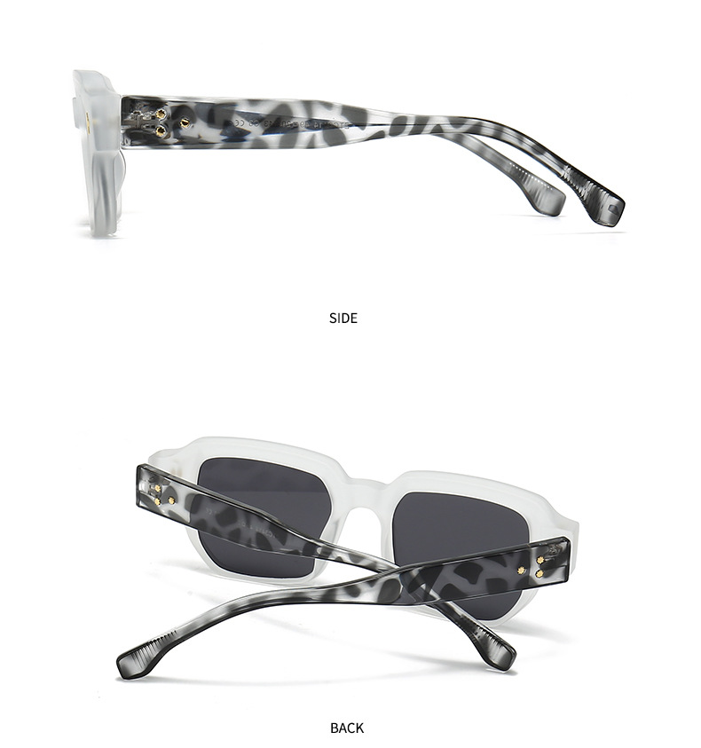 Simple Style Gradient Color Solid Color Leopard Pc Square Full Frame Glasses display picture 10