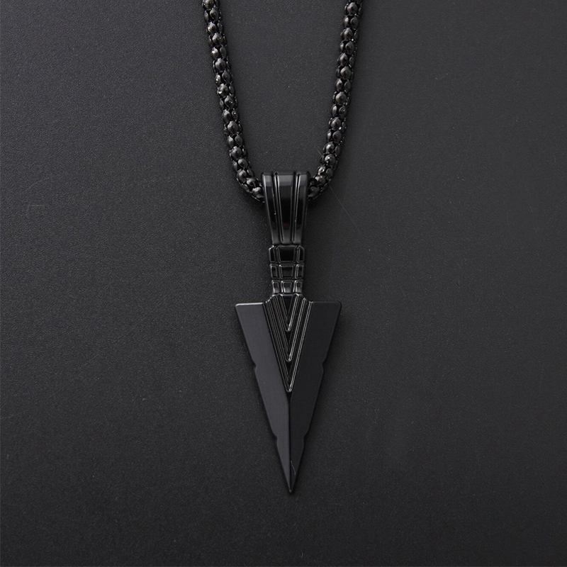 Simple Style Arrow Alloy Men's Pendant Necklace display picture 1