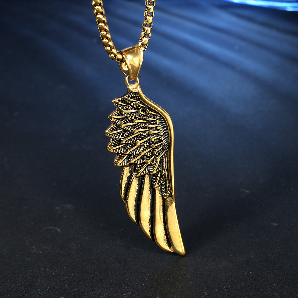 Classic Style Wings Stainless Steel None 18K Gold Plated Rhodium Plated Women's display picture 2