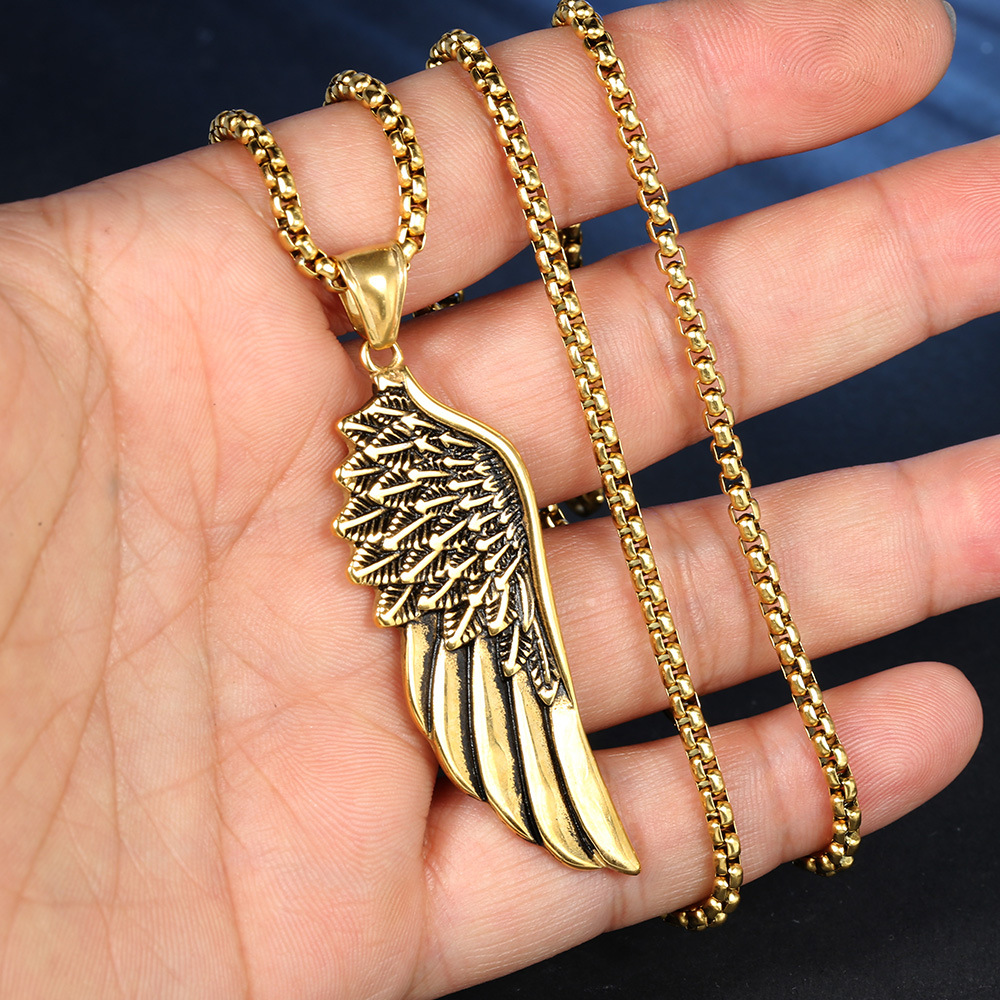 Classic Style Wings Stainless Steel None 18K Gold Plated Rhodium Plated Women's display picture 6