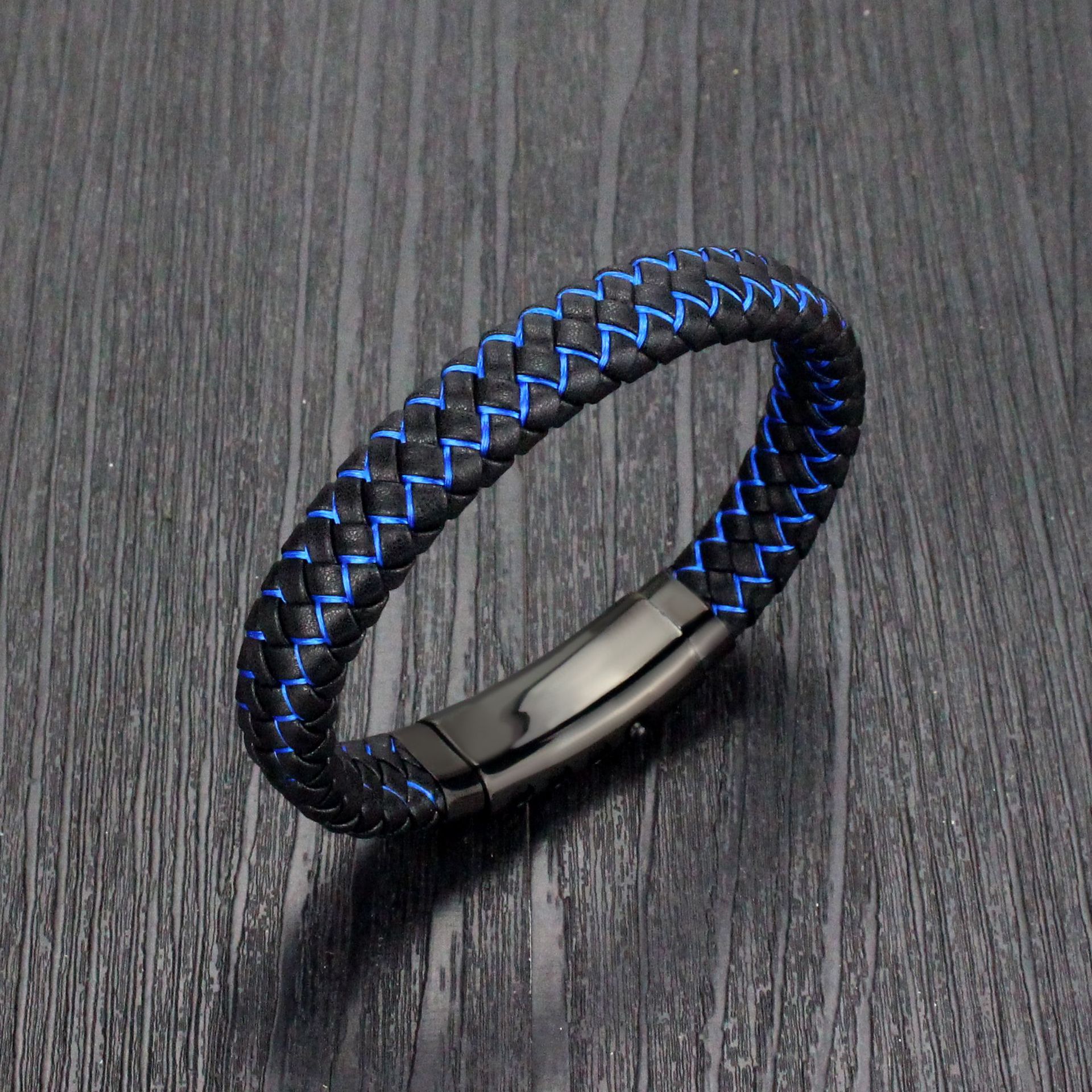 Casual Streetwear Geometric Titanium Steel Men's Bracelets display picture 2