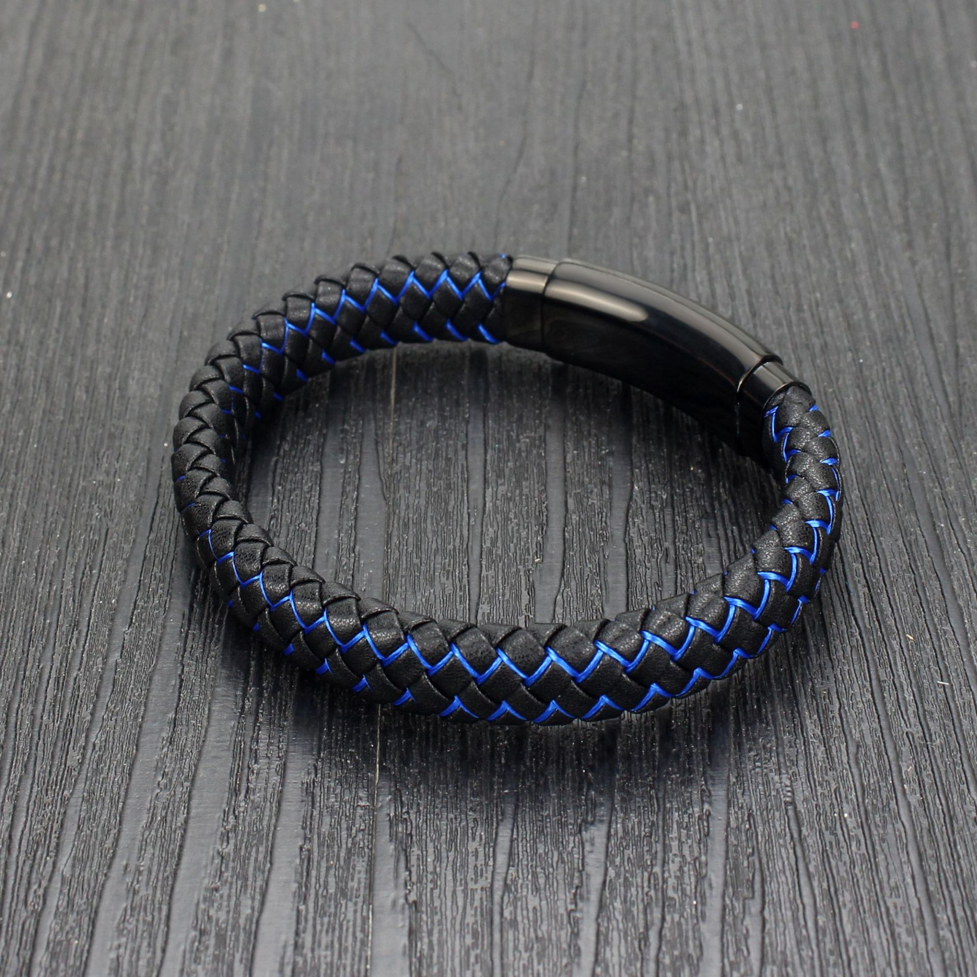 Casual Streetwear Geometric Titanium Steel Men's Bracelets display picture 6