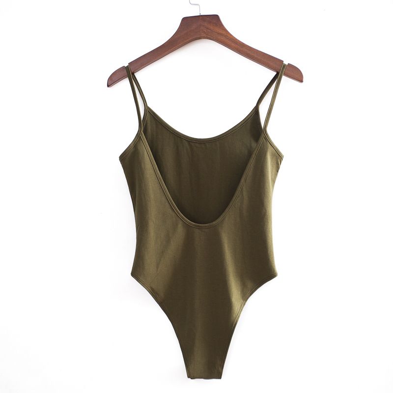 Women's Bodysuits Bodysuits Sexy Solid Color display picture 7