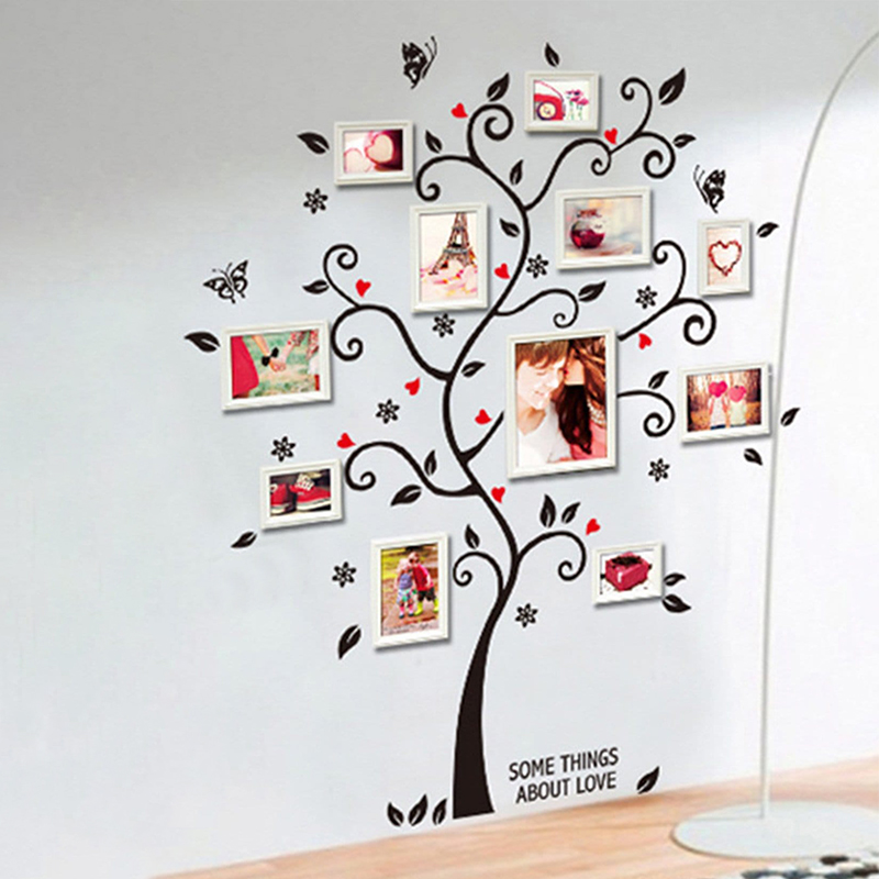 Pastoral Tree Butterfly Pvc Wall Sticker Artificial Decorations display picture 3