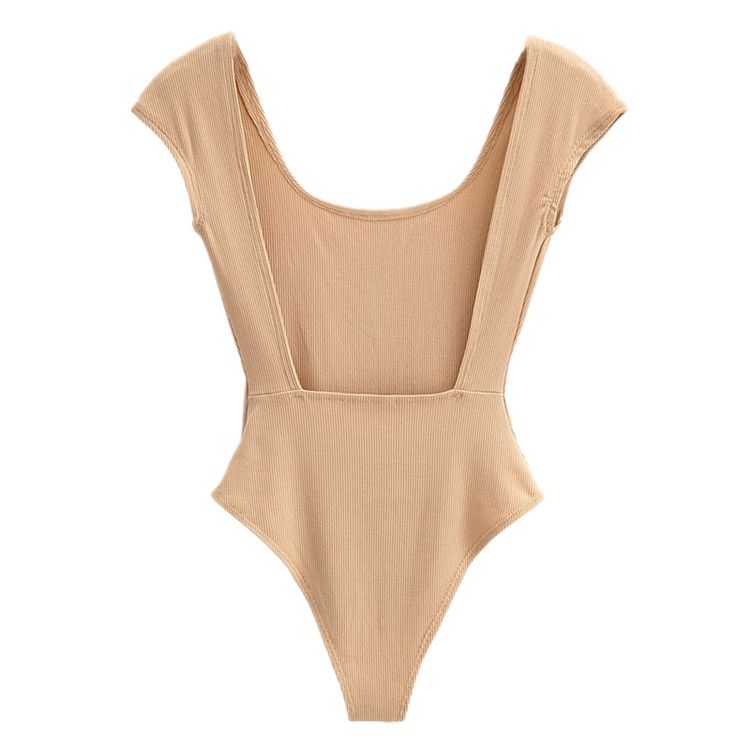 Women's Bodysuits Bodysuits Backless Sexy Solid Color display picture 2