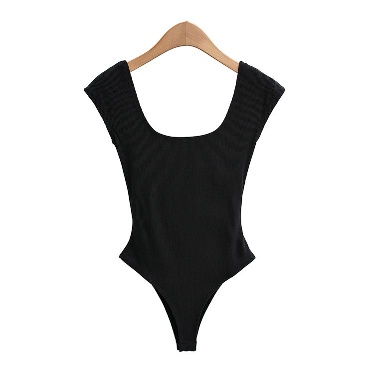 Women's Bodysuits Bodysuits Backless Sexy Solid Color display picture 6