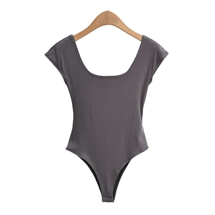 Women's Bodysuits Bodysuits Backless Sexy Solid Color display picture 4