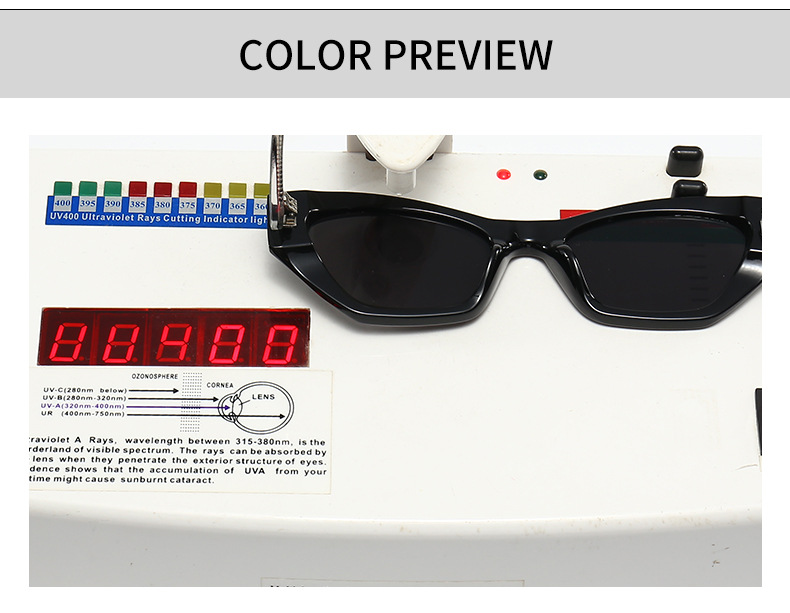 Basic Color Block Solid Color Ac Oval Frame Full Frame Glasses display picture 3