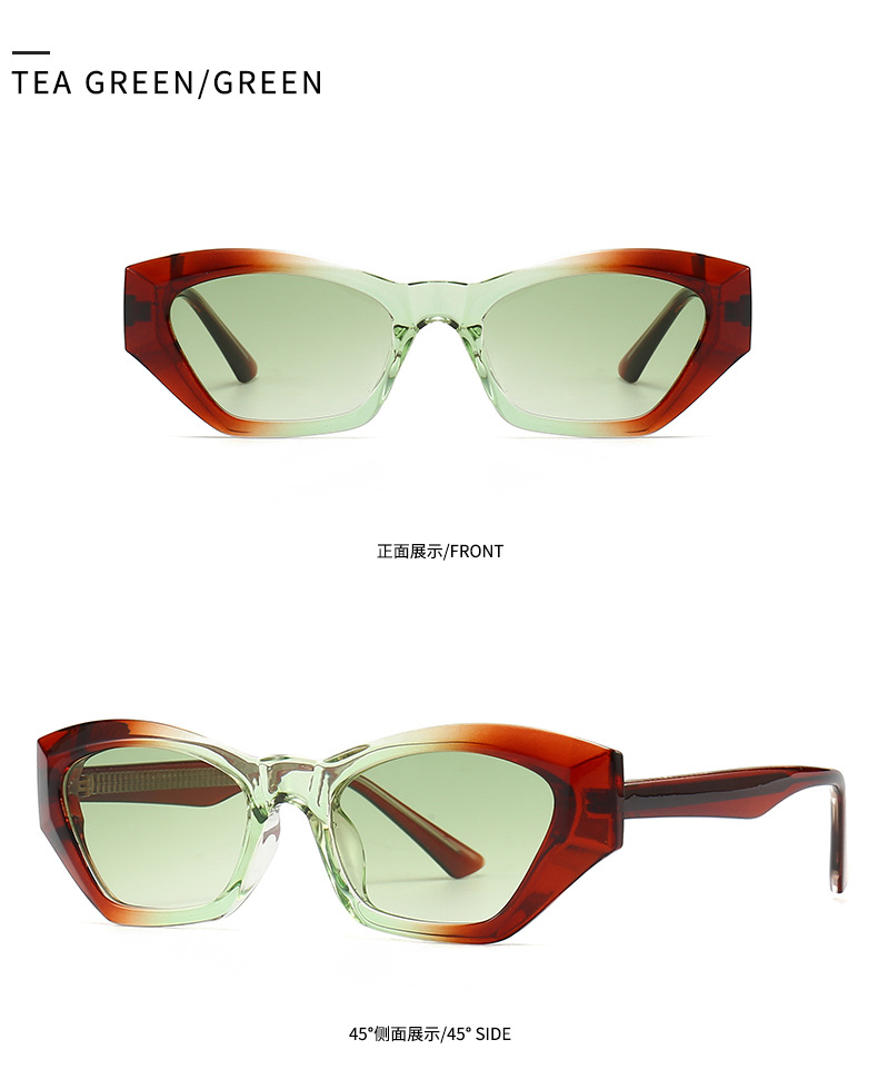 Basic Farbblock Einfarbig Ac Ovaler Rahmen Vollbild Brille display picture 8