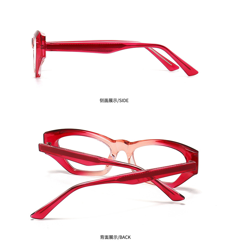 Basic Farbblock Einfarbig Ac Ovaler Rahmen Vollbild Brille display picture 23