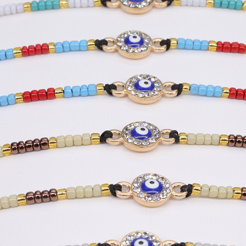 Retro Eye Seed Bead Women's Bracelets display picture 4