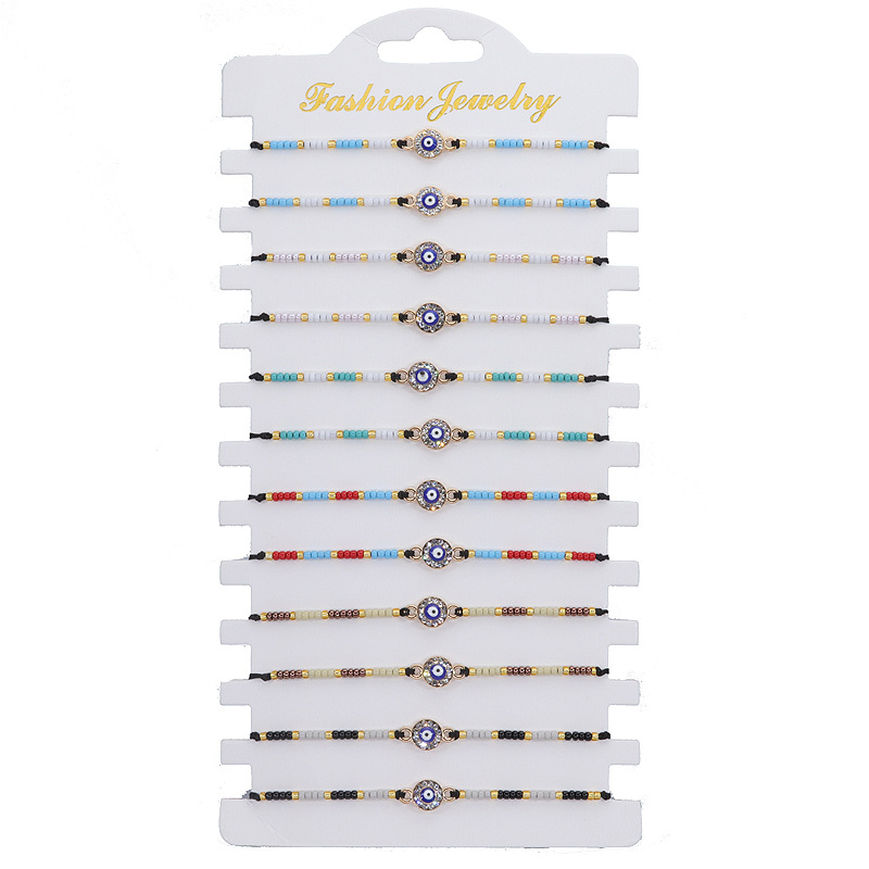 Retro Eye Seed Bead Women's Bracelets display picture 10